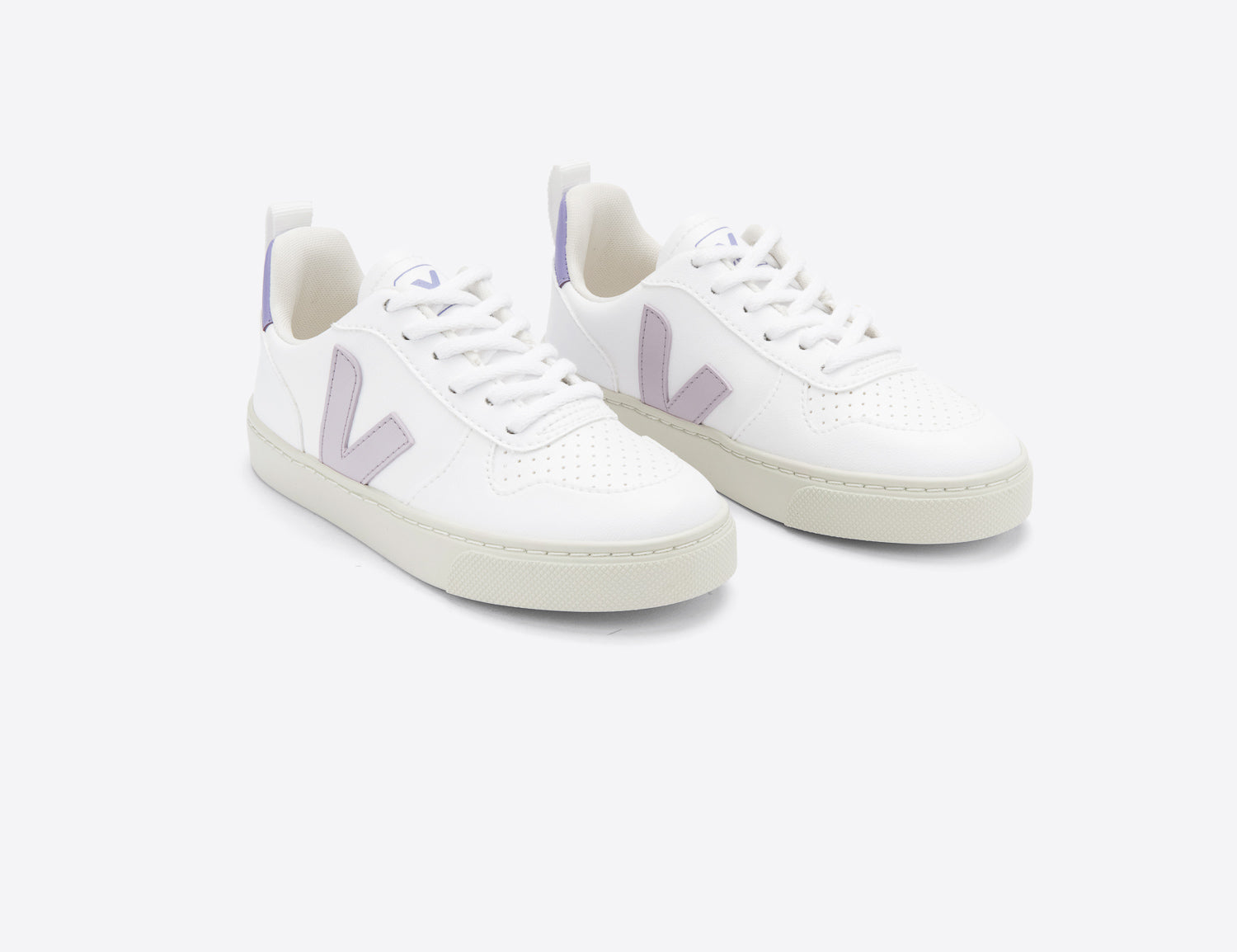 Veja V-10 Lace CWL White Parme Lavande, Sneakers Cadet, Veja